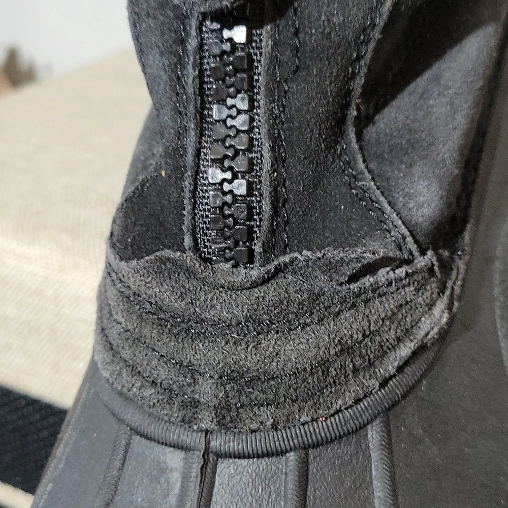 TOTES Men's 7 Tornado Leather Rain Boots